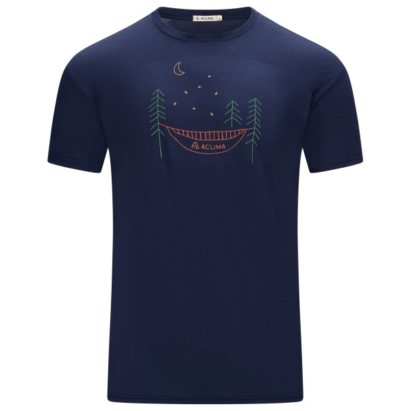 Aclima – Lightwool 140 Tee Forest – Merinoshirt maat L, Blauw