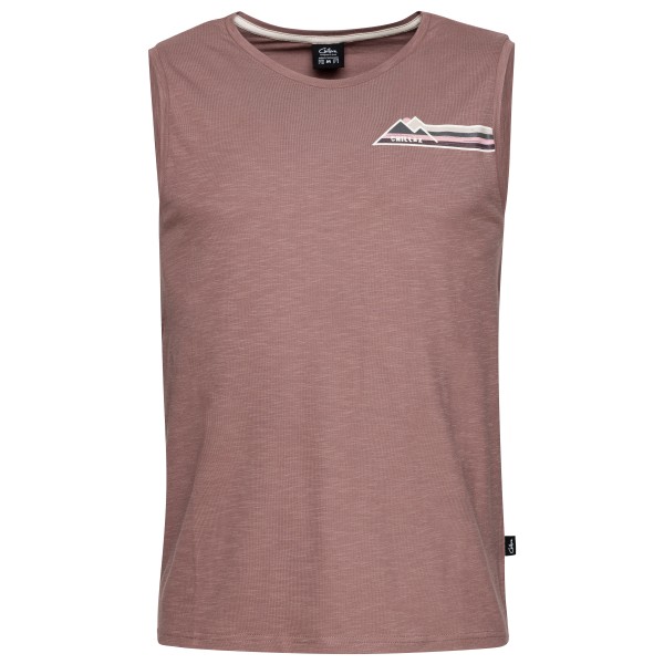 Tank Chillaz Calanques Mountain Stripes Herren (Gr M |braun)