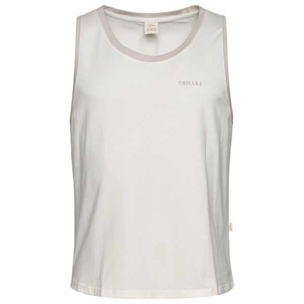 Chillaz Palau Carabiner Logo Tank Top Herren (Gr L |weiß/grau)