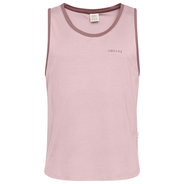 Chillaz Palau Carabiner Logo Tank Top Men (Gr L |rosa)