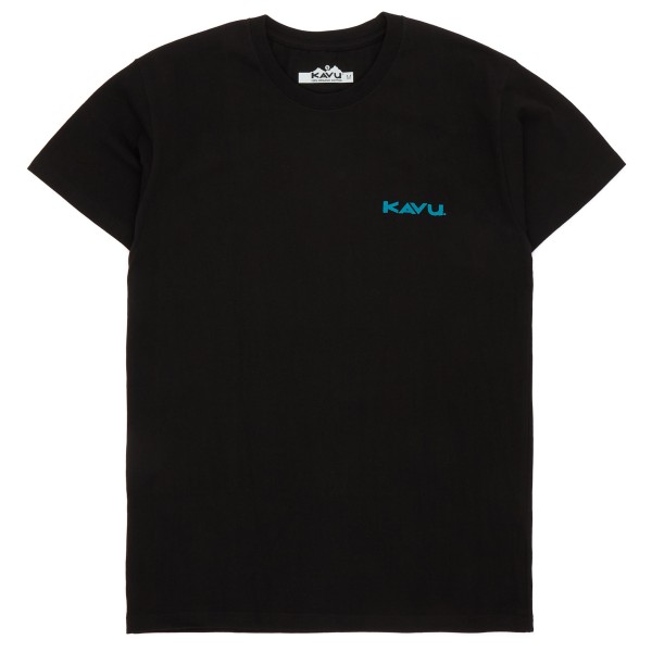 KAVU – Landscape Tee – T-shirt maat M, Zwart