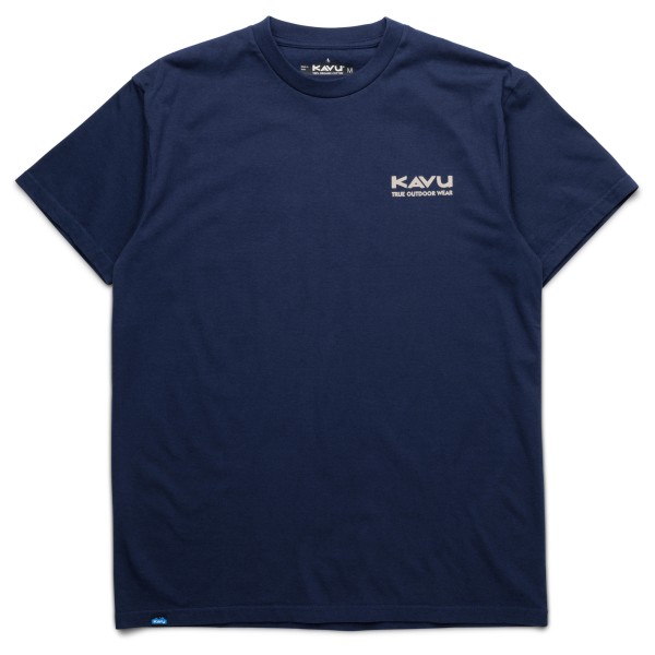 KAVU – Let It Rip – T-shirt maat XL, Blauw