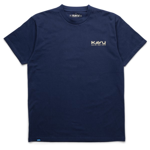 T-Shirt KAVU Paddle Out Herren (Gr M |blau)