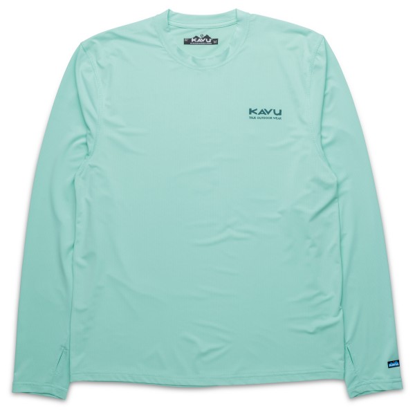 KAVU – Sunday Crew – Sportshirt maat M, turkoois Turquoise