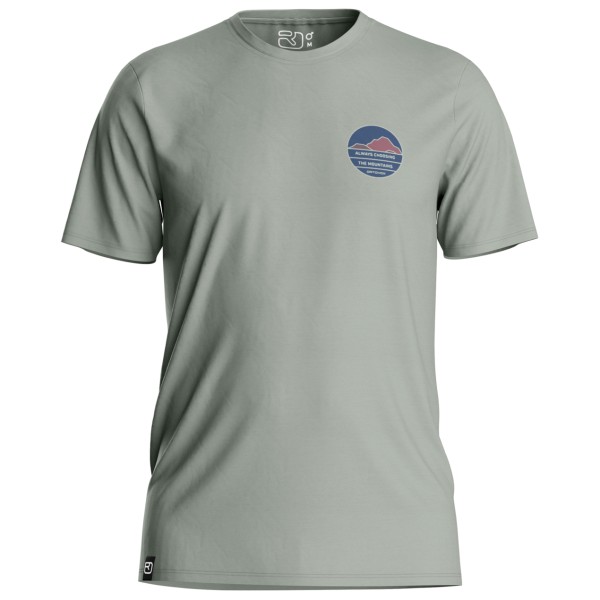 Ortovox 120 Cool Tec Choose Mountain T-Shirt Merinoshirt Men (Gr S |grün)