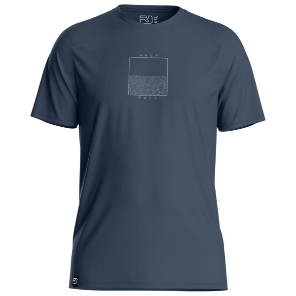 Ortovox 150 Cool Half Full T-Shirt Merinoshirt Herren (Gr M |grau)