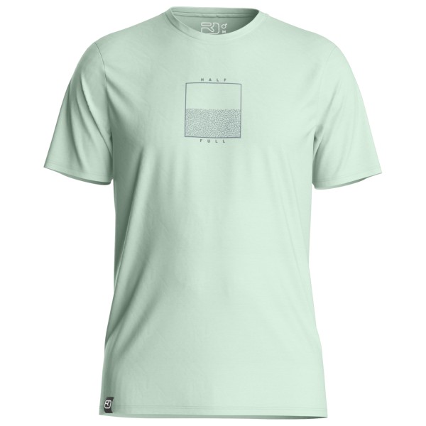 Merinoshirt Ortovox 150 Cool Half Full T-Shirt Herren (Gr XL |grün)