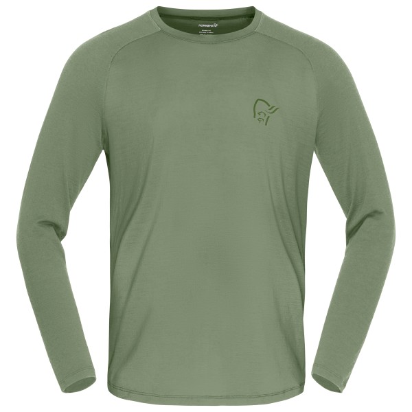 Norrøna Femund PureUll /S Merinoshirt Groen