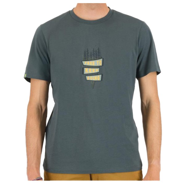 T-Shirt Karpos Outdoors Trees T-Shirt Herren (Gr L |grau)