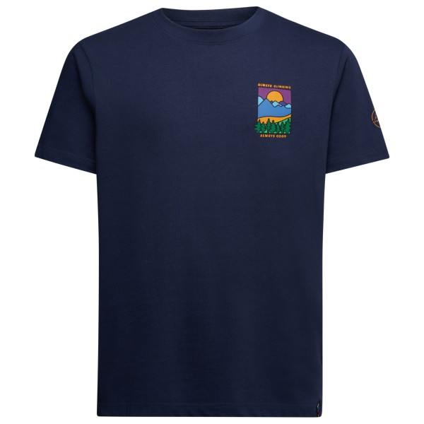 La Sportiva – Always Climbing – T-shirt maat L, Blauw