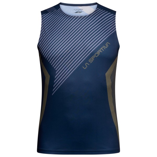 La Sportiva Flow Tank Laufshirt Herren (Gr S |blau)