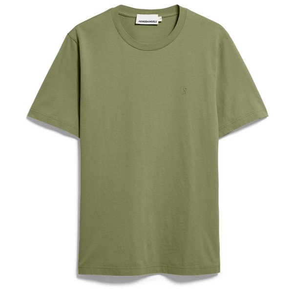 ARMEDANGELS – Jaames – T-shirt maat M, Olijfgroen