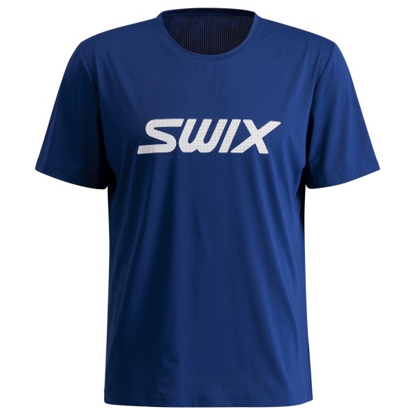 Swix Relay Tee Laufshirt Herren (Gr L |blau)