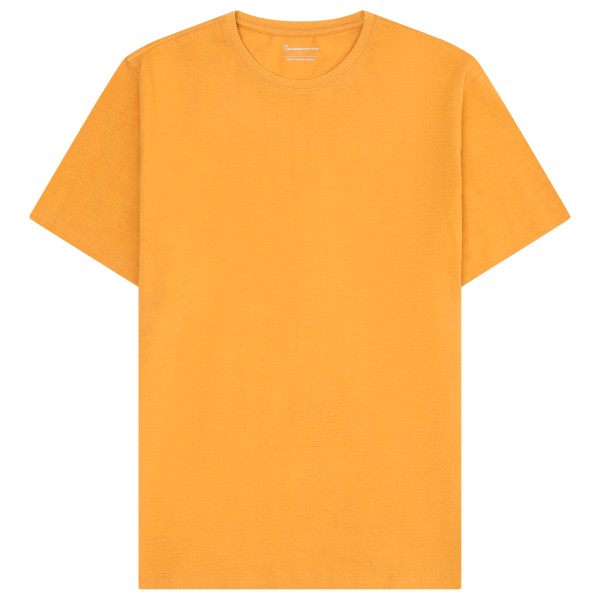 KnowledgeCotton Apparel – Agnar Basic T-Shirt – T-shirt maat , Oranje