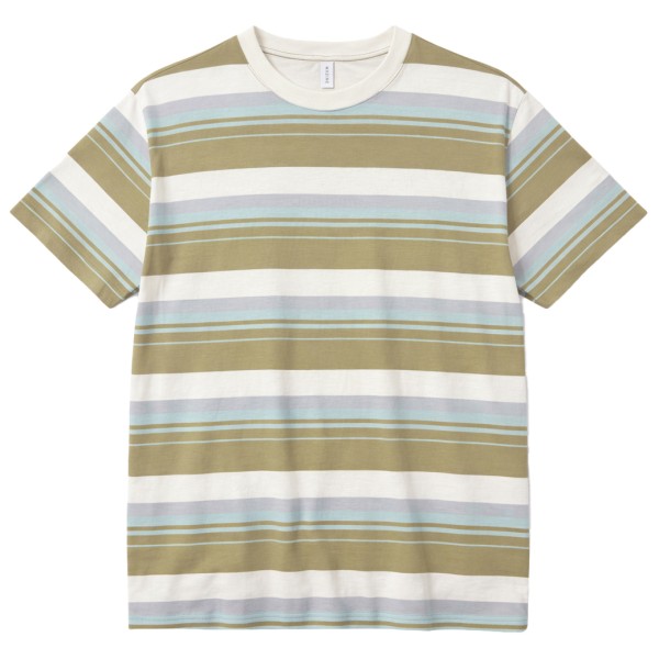 Mazine – Bold Striped T-Shirt – T-shirt maat S, Grijs