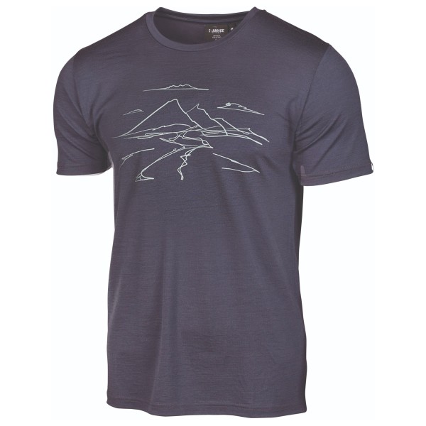 Ivanhoe of Sweden Underwool Ceasar Mountain Merinoshirt Men (Gr XXL |steelblue)