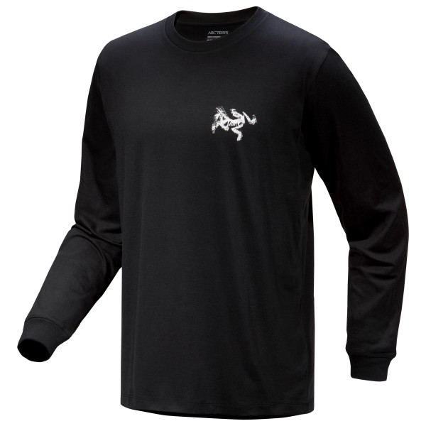 Arcteryx Kragg SL Cotton Bird Tile L/S Longsleeve Herren (Gr XL |schwarz)