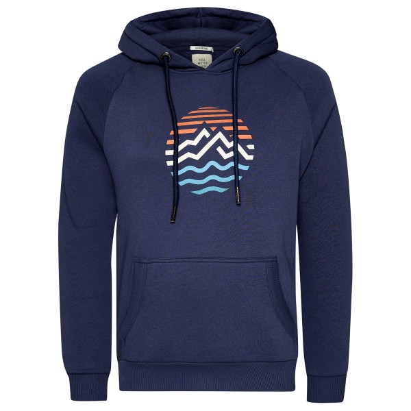 GreenBomb Mountain Stripes Trek Hoodie Hoodie Herren (Gr XL |blau)
