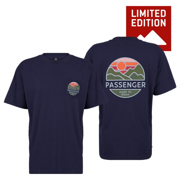Passenger – Laidback Recycled Cotton Relaxed Fit – Exclusive – T-shirt maat S, Blauw