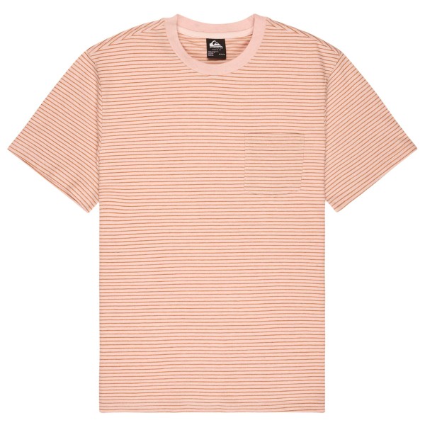 Quiksilver Lopaz Striped S/S Pocket T-Shirt Men (Gr L |rosa)
