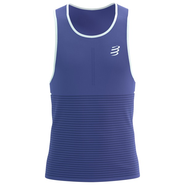 Compressport Pro Racing Singlet Hardloopshirt Blauw