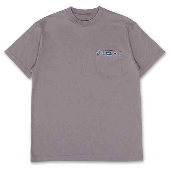 KAVU Pacific Pocket T T-shirt Grijs