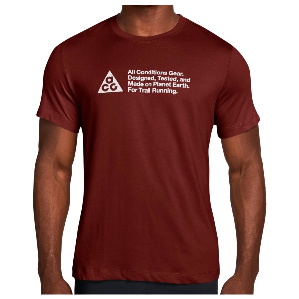 Nike ACG Dri-Fit T-Shirt Sportshirt Rood
