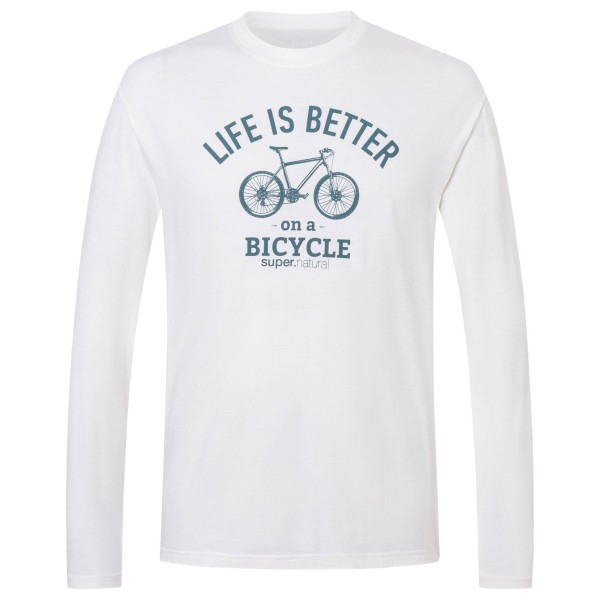 super.natural Better Bike Bio C L/S Merinolongsleeve Wit