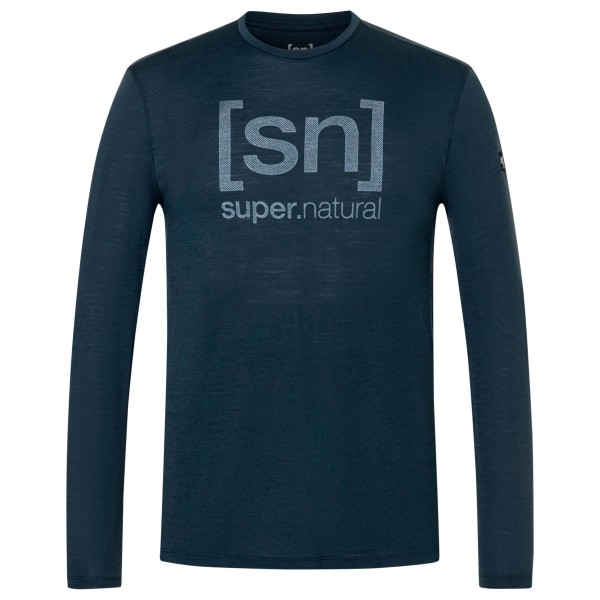 super.natural Denilogo SN L/S Merinolongsleeve Blauw