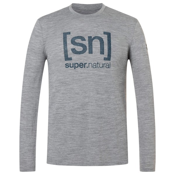 super.natural Denilogo SN L/S Merinolongsleeve Grijs