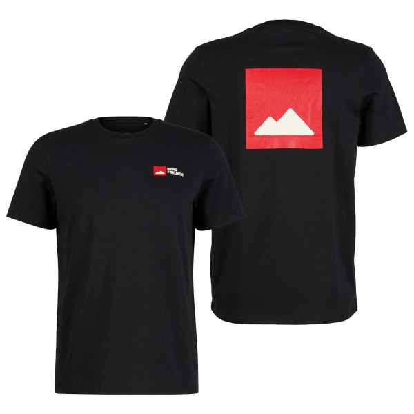 T-Shirt Bergfreunde RoßbergBF. Logo T-Shirt Herren (Gr S |schwarz)