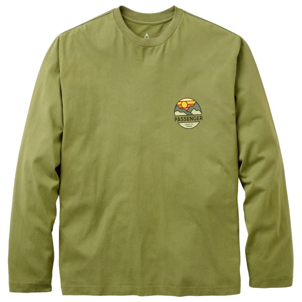 Passenger Laidback Relaxed Fit L/ T-Shirt Longsleeve Olijfgroen