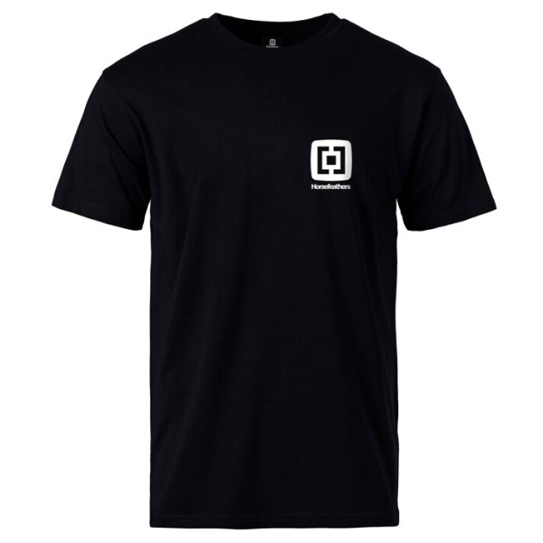 Horsefeathers Mini Logo T-Shirt T-shirt Zwart