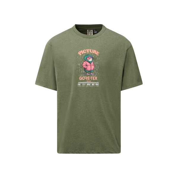 Picture Picture X GTX Tee T-shirt Olijfgroen