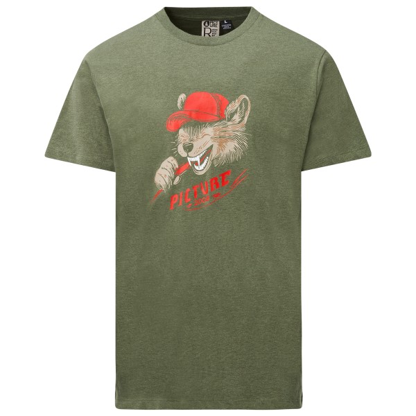 Picture Ryker Tee T-shirt Olijfgroen