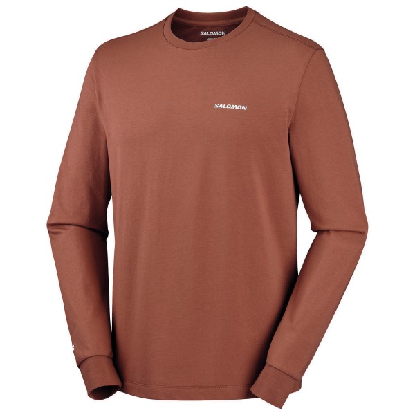 Salomon Chest Logo Long Sleeve Tee Longsleeve Bruin