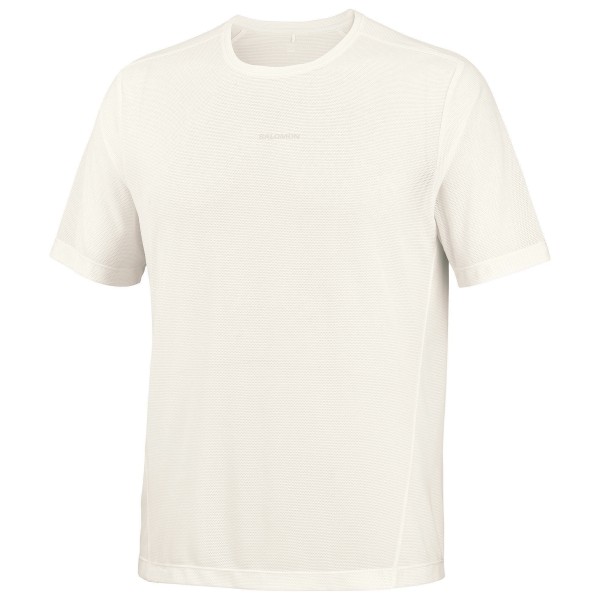 Salomon Shkout Core Short Sleeve Tee GFX Hardloopshirt Wit