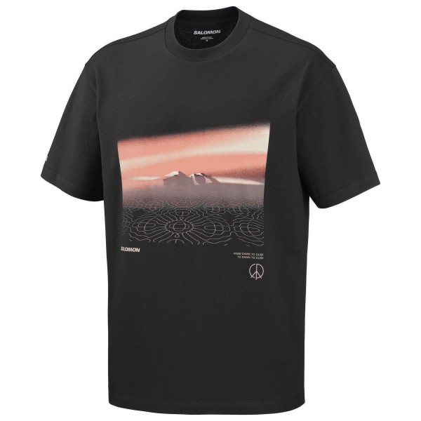 Salomon Shortney Short Sleeve Tee T-shirt Zwart