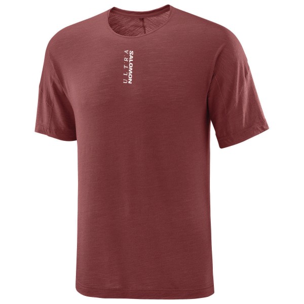 Salomon Ultra Short Sleeve Tee Hardloopshirt Rood