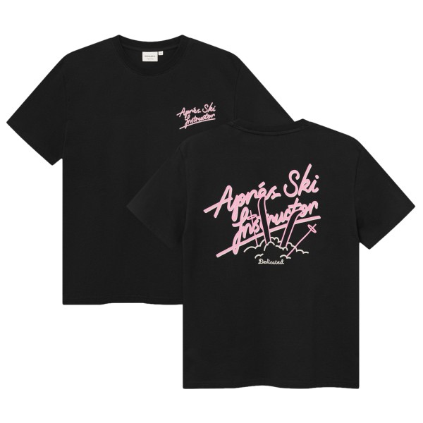 DEDICATED T-Shirt Stockholm Apres Ski Instructor T-shirt Zwart