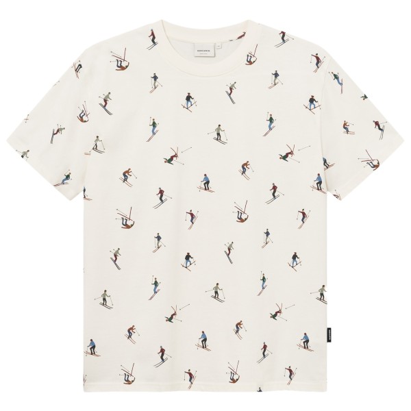 DEDICATED T-Shirt Stockholm Ski Team AOP T-shirt Wit
