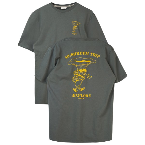 LAKOR Chanterelle Trip T-Shirt T-shirt Grijs