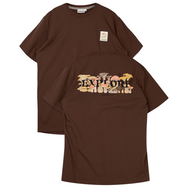 LAKOR Mushroom Forest T-Shirt T-shirt Bruin