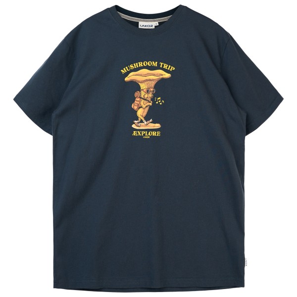LAKOR Mushroom Trip T-Shirt T-shirt Blauw