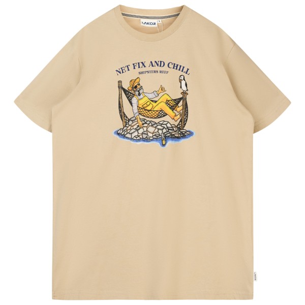 LAKOR Net Fix And Chill T-Shirt T-shirt Beige