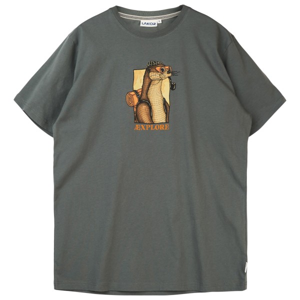 LAKOR Otter Æxplorer T-Shirt T-shirt Grijs