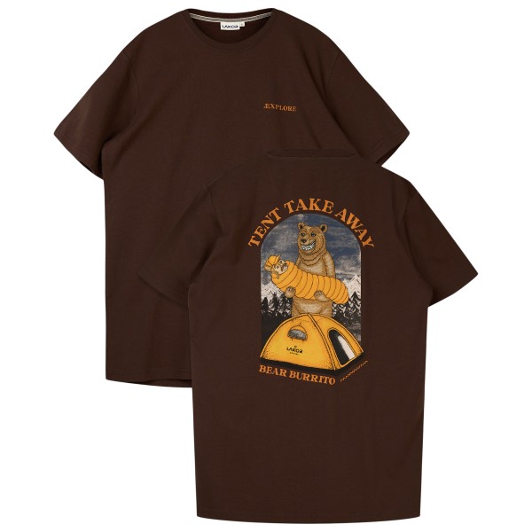 LAKOR Tent Takeaway T-Shirt T-shirt Bruin