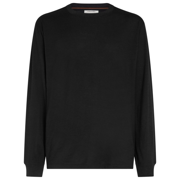 Icebreaker Merino 150 Tech Lite L/ Relaxed Tee Merinoshirt Zwart