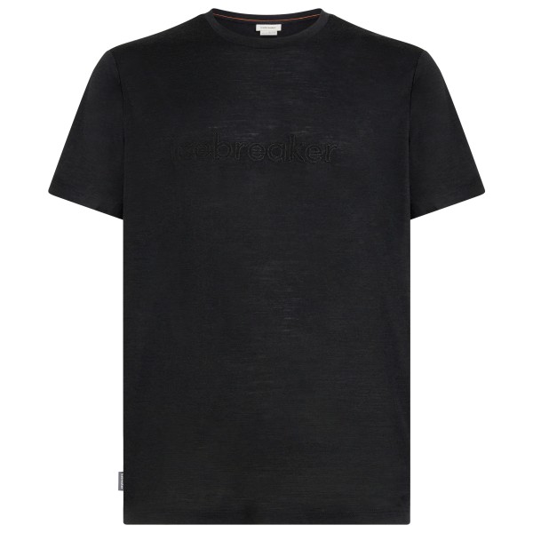 Icebreaker Merino 150 Tech Lite Tee Ib Stitchline Merinoshirt Zwart