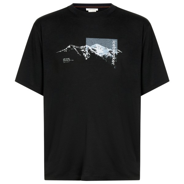 Icebreaker Merino 150 Tech Lite S/S Tee Pure Altitude Merinoshirt Zwart
